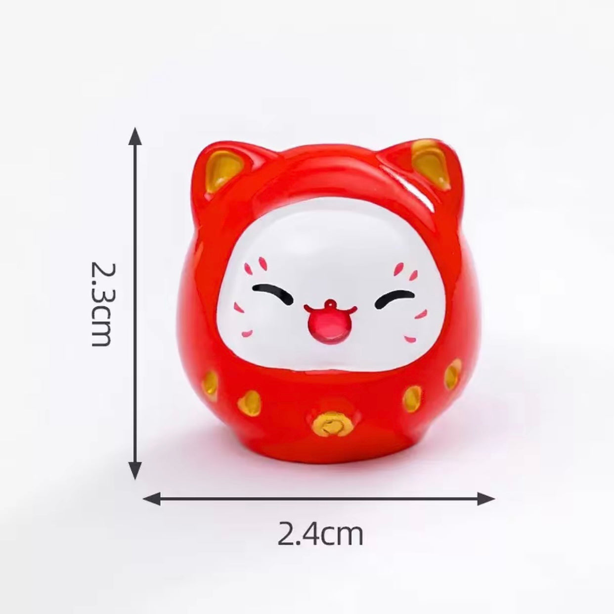 Cute New Year Lucky Cat 景观可爱新年招财猫公仔萌粒