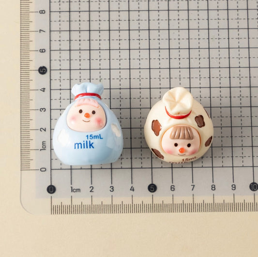 Cute Milk Money Bag Duomei Mengli 可爱牛奶钱袋子多妹萌粒