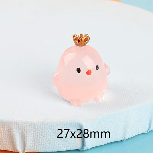 Luminous 3D Mini Crown Chicken 夜光立体迷你皇冠小鸡