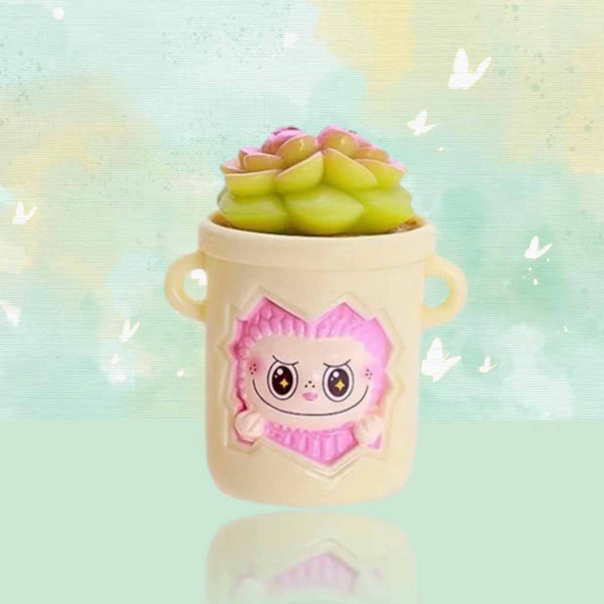 Succulent Labubu Potted Plant 多肉拉布布盆栽萌粒
