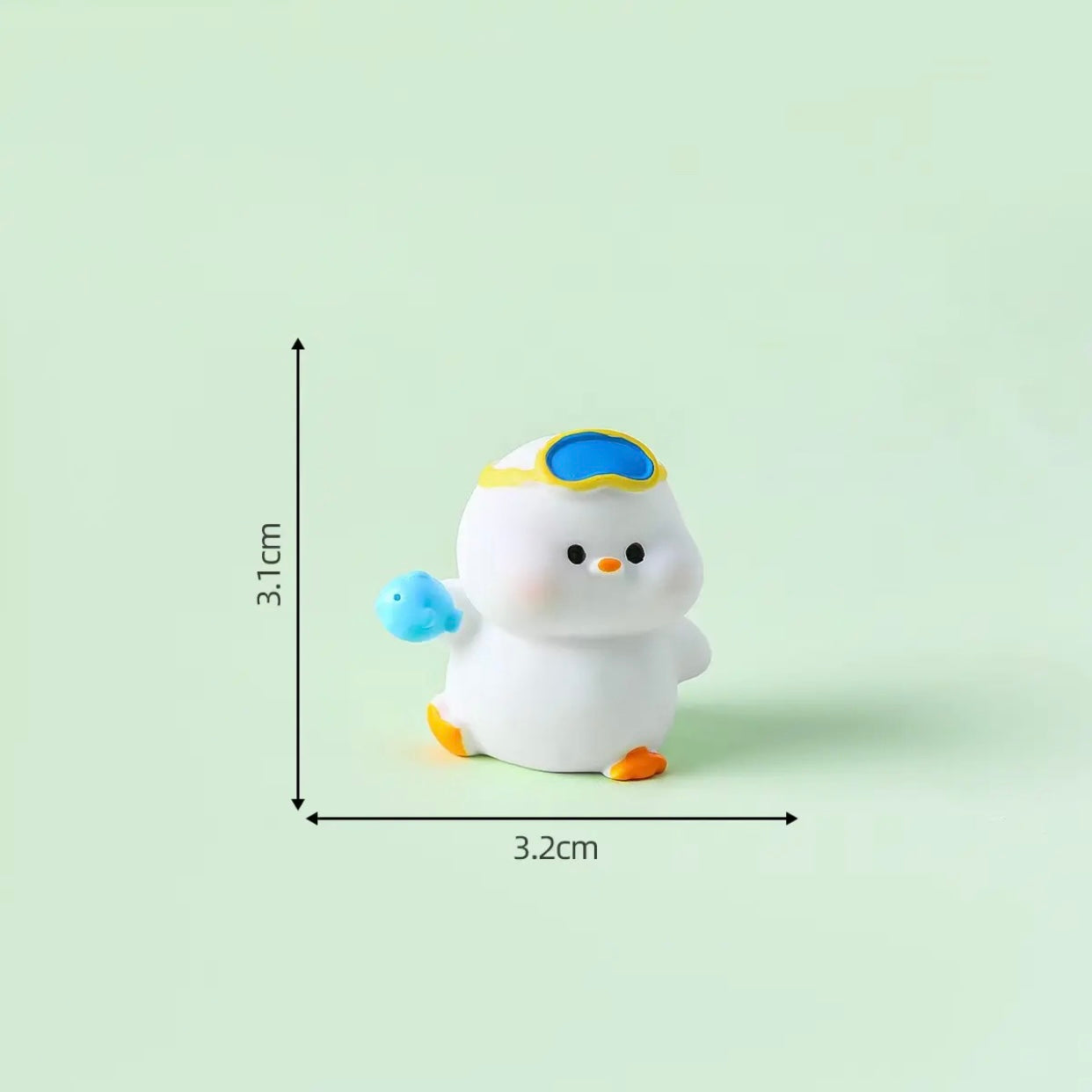 可爱活泼沙滩小鸭