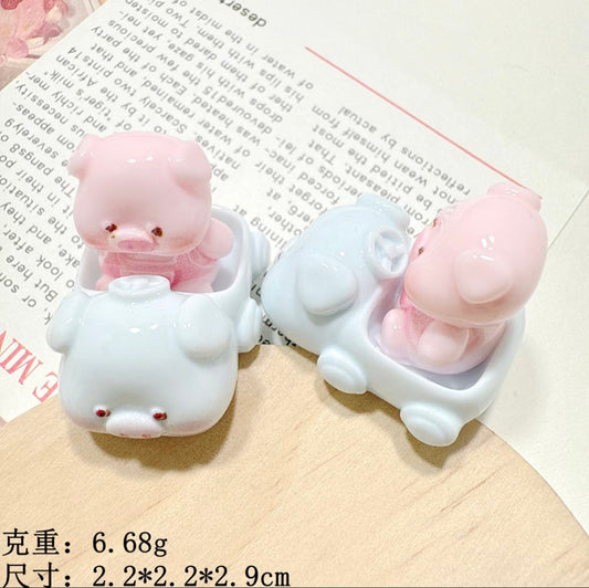 Bright Pig Bumper Car 亮面猪猪碰碰车