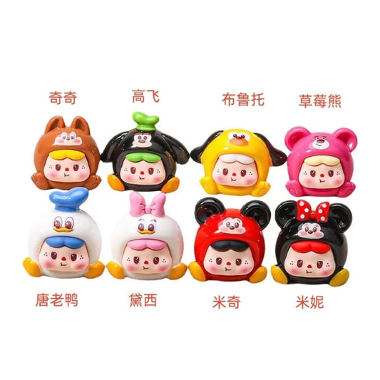 Disney Color Pals 8款实色迪士尼饱饱