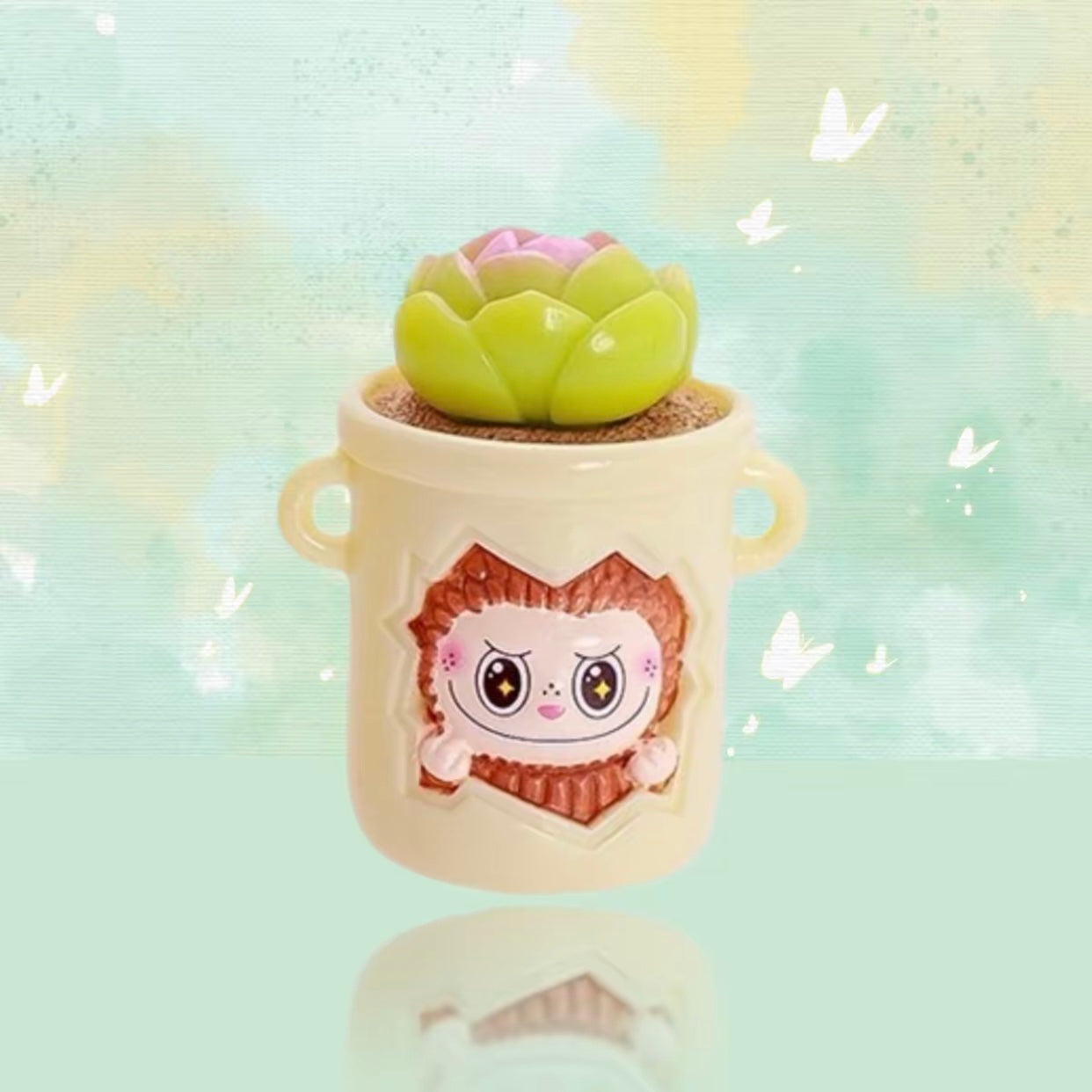 Succulent Labubu Potted Plant 多肉拉布布盆栽萌粒