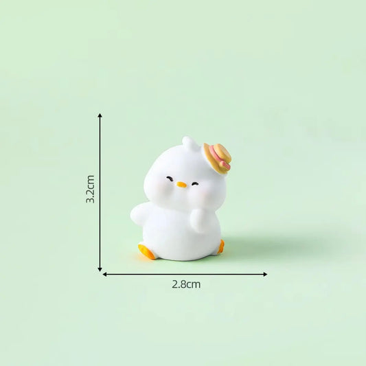 可爱活泼沙滩小鸭