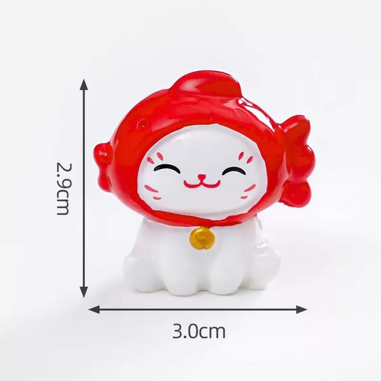 Cute New Year Lucky Cat 景观可爱新年招财猫公仔萌粒