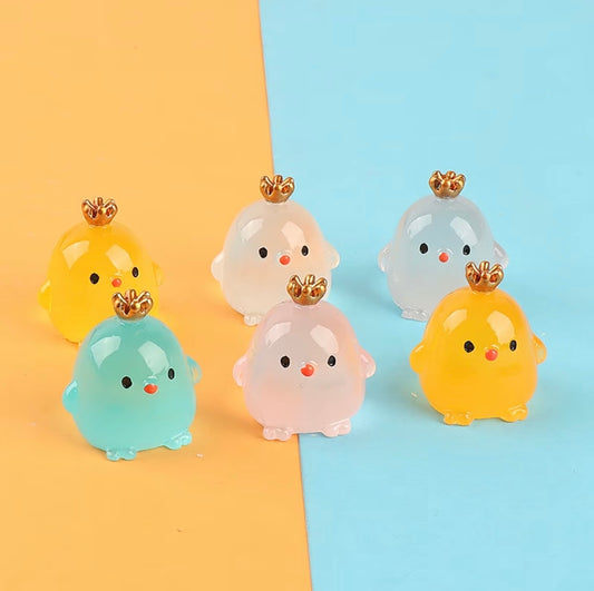 Luminous 3D Mini Crown Chicken 夜光立体迷你皇冠小鸡