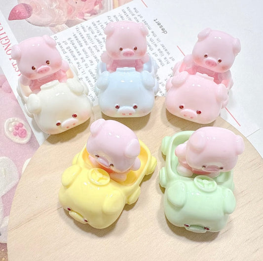 Bright Pig Bumper Car 亮面猪猪碰碰车