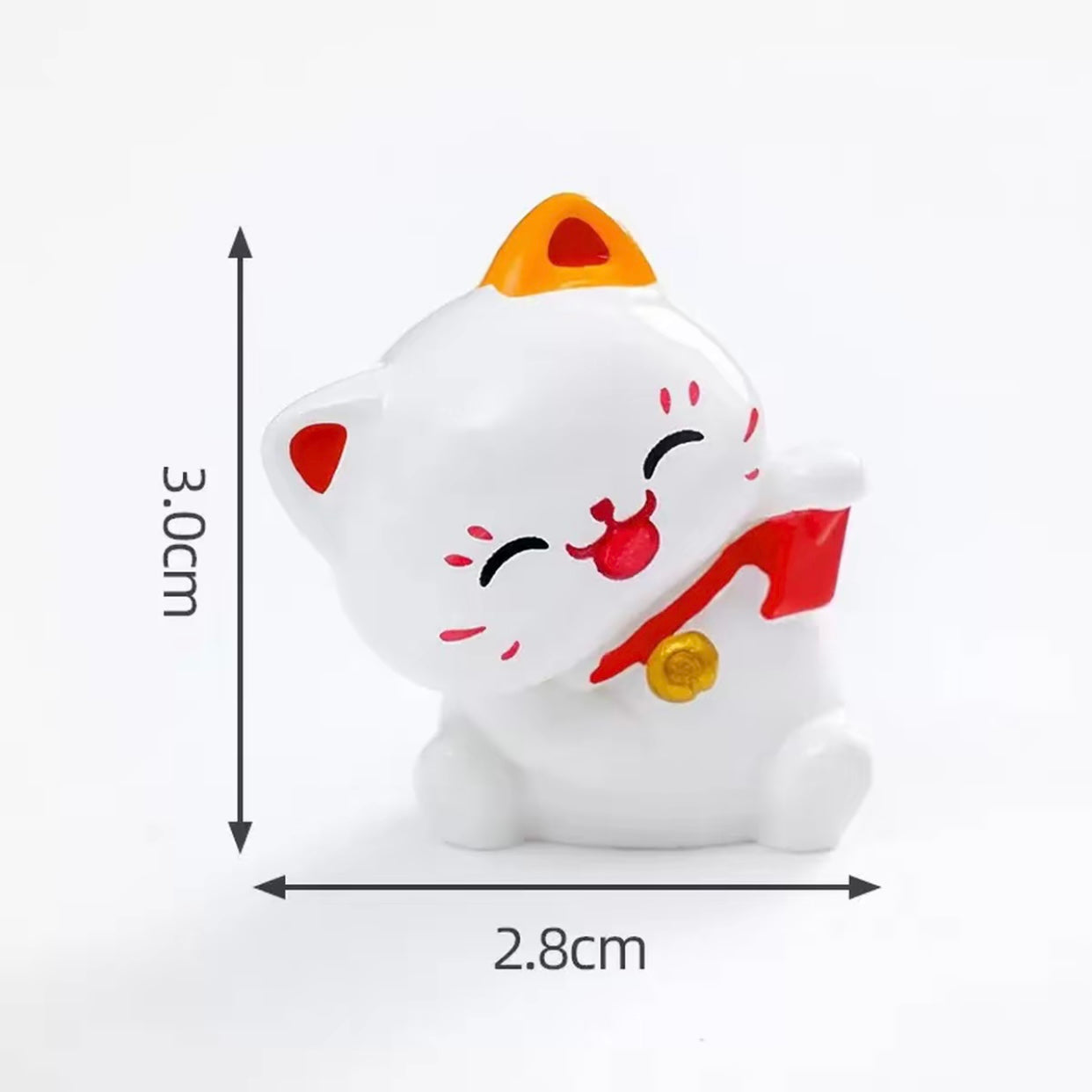 Cute New Year Lucky Cat 景观可爱新年招财猫公仔萌粒