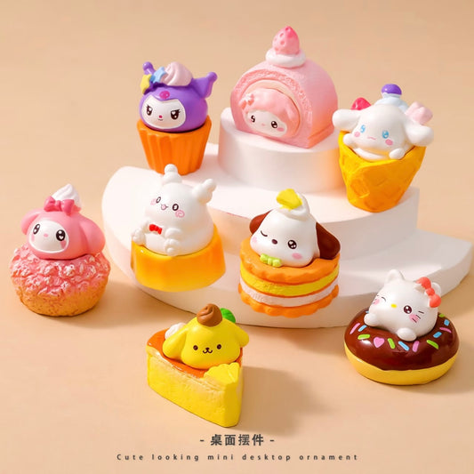 8-Piece Afternoon Tea Desserts 8款三丽ou下午茶甜品萌粒