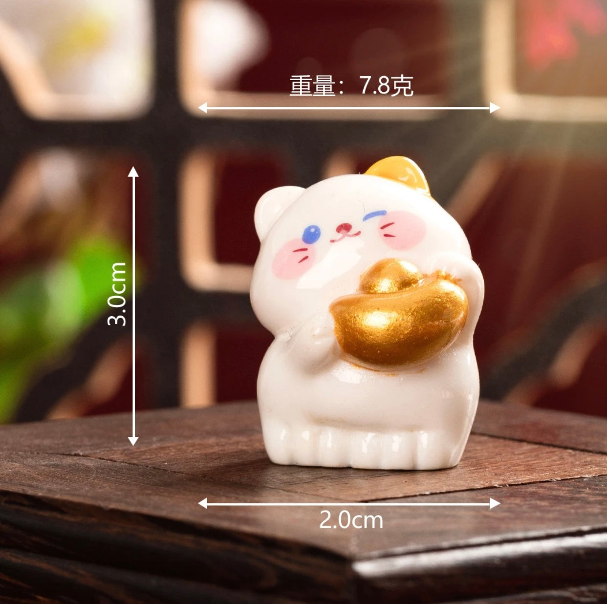 Cute New Year Mini Fortune Cat 可爱新年迷你招财猫